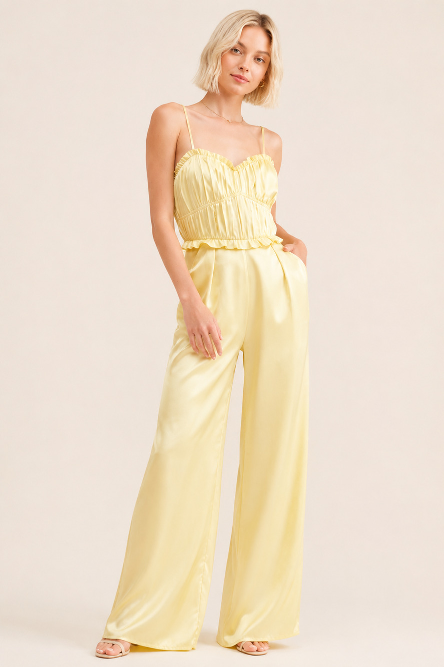 Saint Armont Celeste Wide Leg Jumpsuit Size 8 NWT